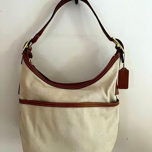 Coach Rare Canvas Hobo